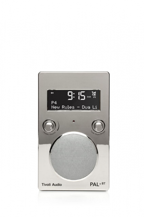 Tivoli Audio DAB Radio Pal + BT Chrome i gruppen Elektronikk / Lyd & Bilde / Hjemmekino, HiFi og bærbar / Radio & Vekkerklokker / Radio hos TP E-commerce Nordic AB (C19774)