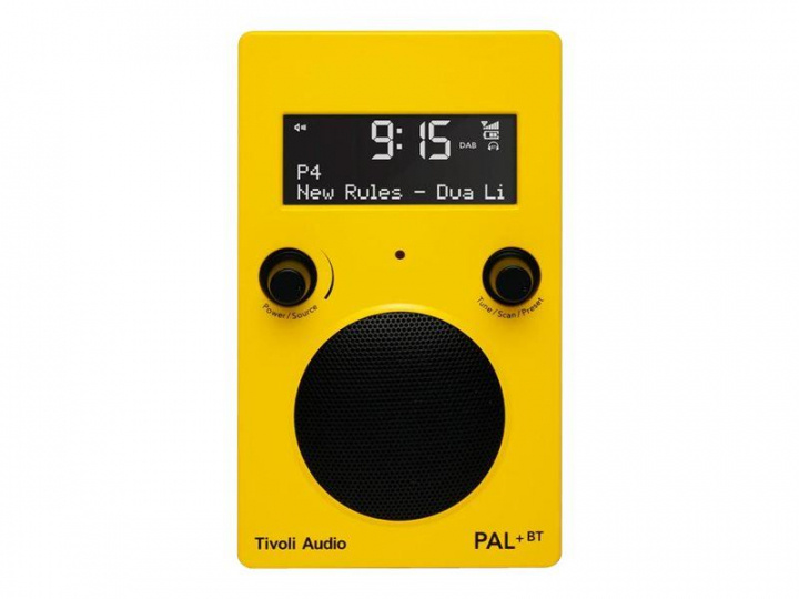 Tivoli Audio Pal + BT Yellow i gruppen Elektronikk / Lyd & Bilde / Hjemmekino, HiFi og bærbar / Radio & Vekkerklokker / Radio hos TP E-commerce Nordic AB (C19778)