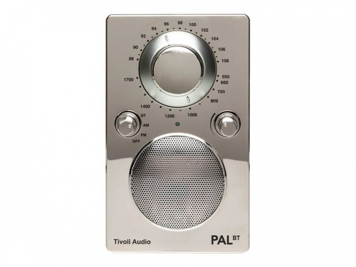 Tivoli Audio Bærbar høyttaler Pal BT Chrome i gruppen Elektronikk / Lyd & Bilde / Høyttalere & tilbehør / Bluetooth-høyttalere / Bærbare høyttalere hos TP E-commerce Nordic AB (C19781)