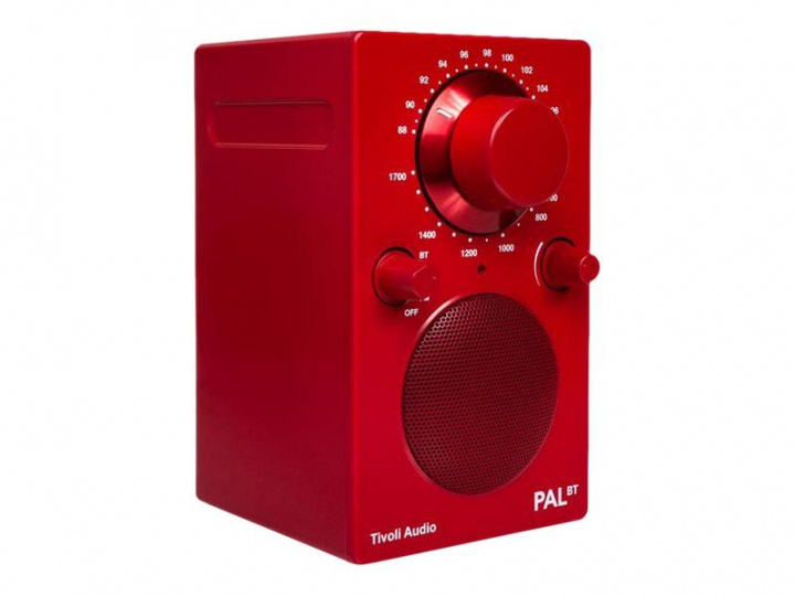 Tivoli Audio Pal BT Red i gruppen Elektronikk / Lyd & Bilde / Høyttalere & tilbehør / Bluetooth-høyttalere / Bærbare høyttalere hos TP E-commerce Nordic AB (C19783)