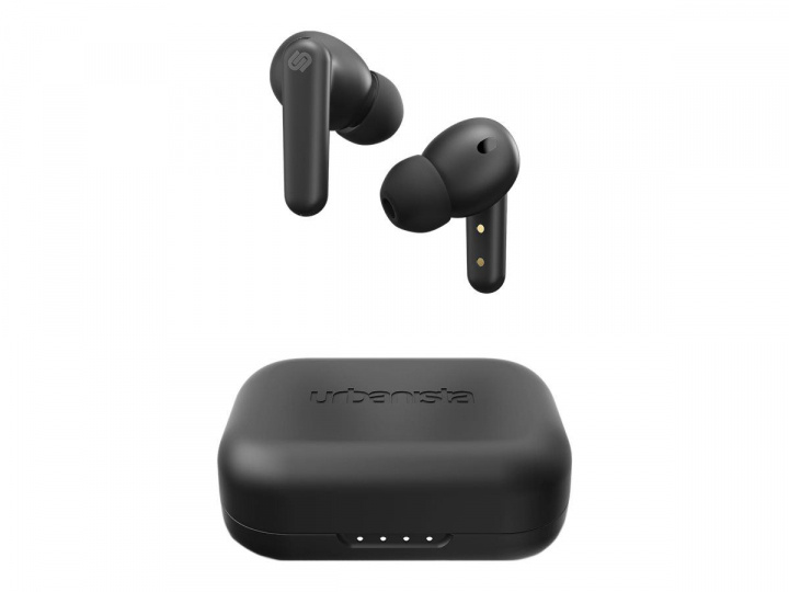 Urbanista London - In-Ear TWS-hodetelefoner med ANC, Midnight Black i gruppen Elektronikk / Lyd & Bilde / Hodetelefoner & Tilbehør / Hodetelefoner hos TP E-commerce Nordic AB (C19803)