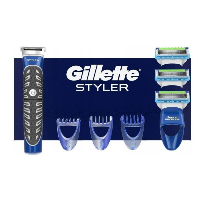 Gillette Fusion ProGlide Styler 3-i-1-trimmer 8 stk i gruppen HELSE OG SKJØNNHET / Hår & styling / Barbering og trimming / Skjeggtrimmere og tilbehør hos TP E-commerce Nordic AB (C19951)