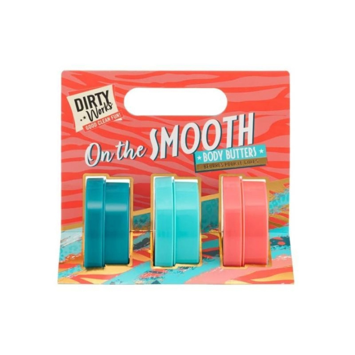 Dirty Works Get a Smooth On Body Butters 3 x 50 ml i gruppen HELSE OG SKJØNNHET / Hudpleie / Kroppspleie / Body lotion hos TP E-commerce Nordic AB (C19956)