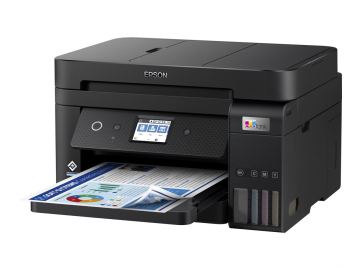 Epson EcoTank ET-4850 multifunksjonsskriver, svart i gruppen Datautstyr / Skrivere og tilbehør / Skrivere / Blekk hos TP E-commerce Nordic AB (C20019)