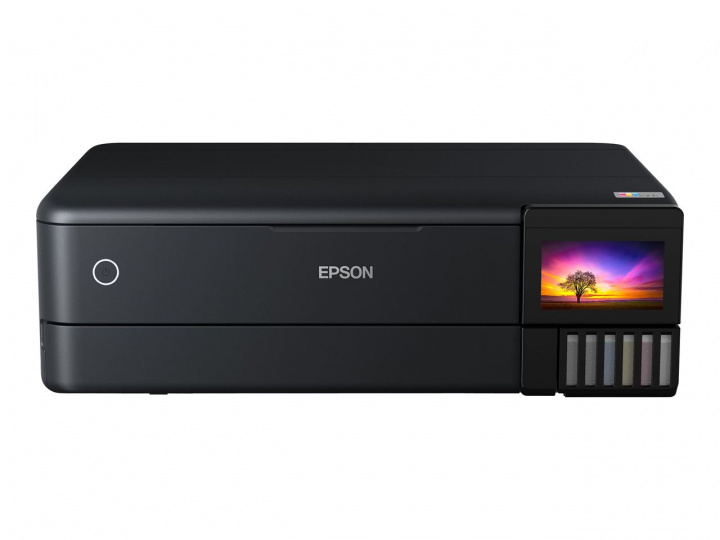 Epson EcoTank ET-8550 fotoskriver, svart i gruppen Datautstyr / Skrivere og tilbehør / Skrivere / Blekk hos TP E-commerce Nordic AB (C20021)