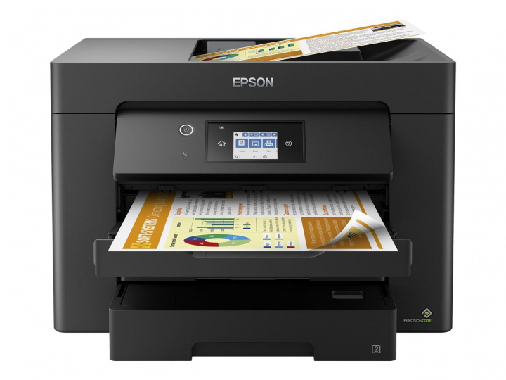 Epson WF-7835DTWF-skriver, svart i gruppen Datautstyr / Skrivere og tilbehør / Skrivere / Blekk hos TP E-commerce Nordic AB (C20026)