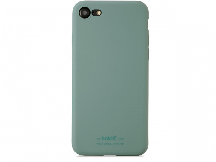 Holdit Silikonetui - Silikon mobildeksel for Iphone 7/8/Se, Moss Green i gruppen SMARTTELEFON & NETTBRETT / Mobilbeskyttelse / Apple / iPhone 8 hos TP E-commerce Nordic AB (C20124)