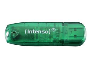 Intenso USB-minnepinne 2.0 8 GB grønn i gruppen Elektronikk / Lagringsmedia / USB-Pinner / USB 2.0 hos TP E-commerce Nordic AB (C20165)