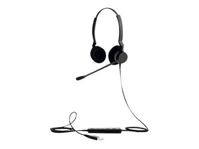 Jabra Hodesett Biz 2300 Duo Usb Ms i gruppen Datautstyr / Datamaskin Tilbehør / Headset hos TP E-commerce Nordic AB (C20177)