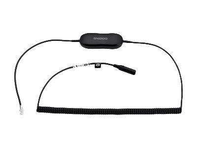 Jabra Skrivebordskabel 2M Evolve RJ9 t i gruppen Datautstyr / Datamaskin Tilbehør / Headset hos TP E-commerce Nordic AB (C20200)