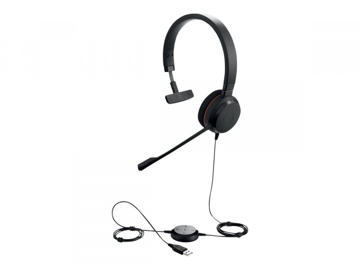 JABRA Evolve 20 Ms Mono i gruppen Datautstyr / Datamaskin Tilbehør / Headset hos TP E-commerce Nordic AB (C20206)