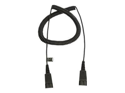 Jabra Skjøteledning Spiral 2m Qd i gruppen Datautstyr / Datamaskin Tilbehør / Headset hos TP E-commerce Nordic AB (C20230)