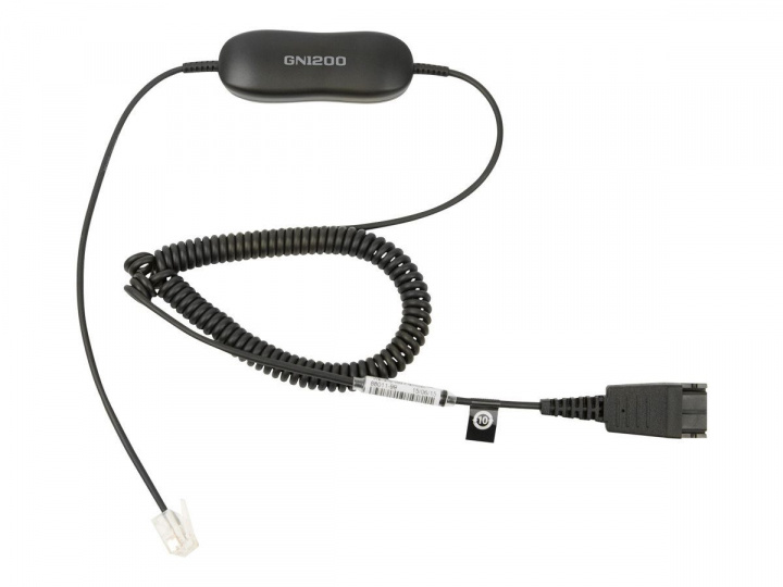 Jabra Gn 1200 Universal Cord Spiral i gruppen Datautstyr / Datamaskin Tilbehør / Headset hos TP E-commerce Nordic AB (C20232)