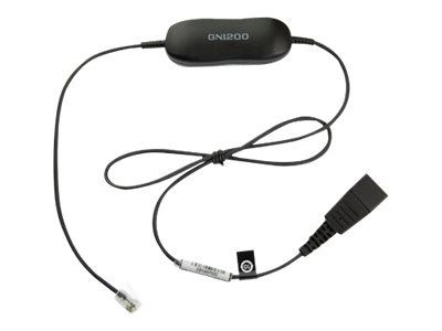 Jabra GN1200 Smartcord. Nedre hode i gruppen Datautstyr / Datamaskin Tilbehør / Headset hos TP E-commerce Nordic AB (C20237)