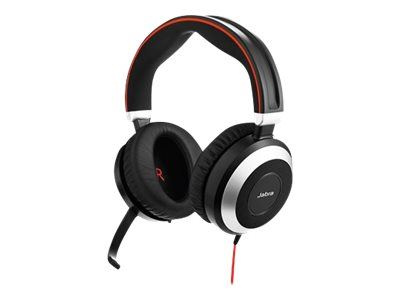 Jabra Jabra Hodesett Evolve 80 MS Stereo Usb-C i gruppen Datautstyr / Datamaskin Tilbehør / Headset hos TP E-commerce Nordic AB (C20268)