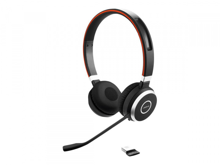 Jabra Kontor, Trådløse hodetelefoner, Evolve 65 SE Link380a UC Stereo Stand i gruppen Datautstyr / Datamaskin Tilbehør / Headset hos TP E-commerce Nordic AB (C20307)