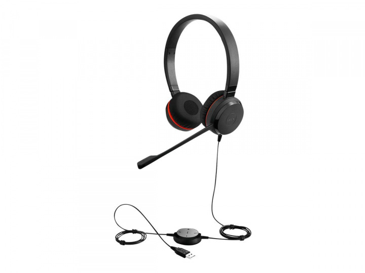 Jabra Office, Headset med Samtalshantering, Jabra Evolve 20SE USB-C MS Stereo i gruppen Datautstyr / Datamaskin Tilbehør / Headset hos TP E-commerce Nordic AB (C20319)