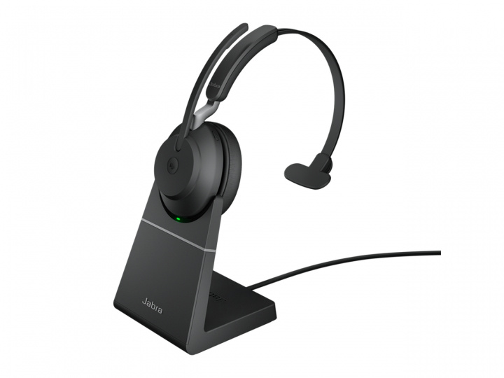 Jabra Office Headset med Laddställ, Jabra Evolve2 65 Link380a Ms Mono Black i gruppen Datautstyr / Datamaskin Tilbehør / Headset hos TP E-commerce Nordic AB (C20344)