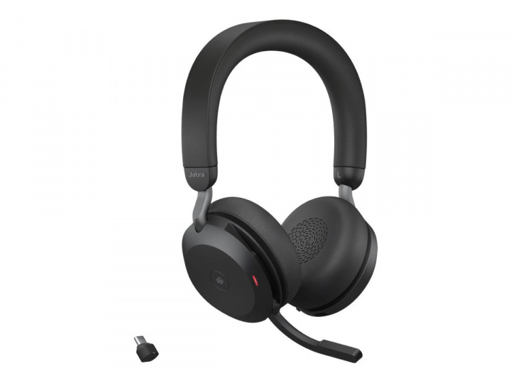 Jabra Office Trådlösa Hörlurar med Laddställ, Jabra Evolve2 75 Link380a Uc Stereo Black i gruppen Datautstyr / Datamaskin Tilbehør / Headset hos TP E-commerce Nordic AB (C20355)