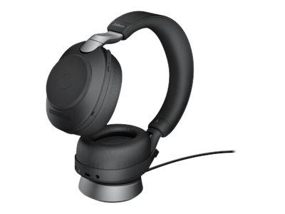 Jabra Office Trådlösa Hörlurar med Laddställ, Jabra Evolve2 85 Link380a Uc Stereo Black