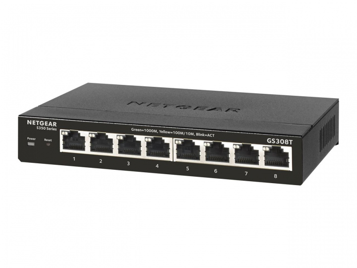 Netgear S350 8P GE SMART MANAGED PRO SW i gruppen Datautstyr / Nettverk / Switcher hos TP E-commerce Nordic AB (C20539)