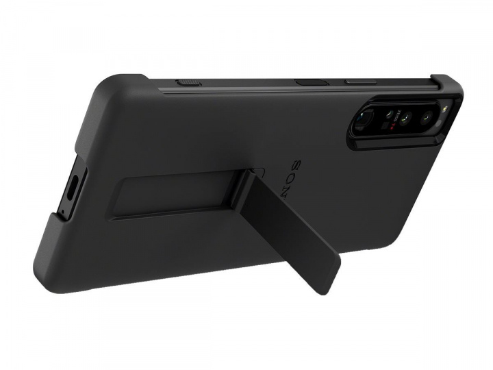Sony Sony Style Cover - Mobildeksel for Xperia 1 IV, svart i gruppen SMARTTELEFON & NETTBRETT / Mobilbeskyttelse / Sony hos TP E-commerce Nordic AB (C20689)