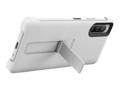 Sony Style Cover - Mobildeksel til Sony Xperia 10 IV, grå i gruppen SMARTTELEFON & NETTBRETT / Mobilbeskyttelse / Sony hos TP E-commerce Nordic AB (C20694)