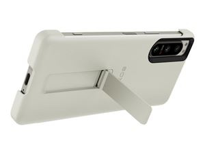 Sony Sony Style Cover - Mobildeksel for Xperia 5 IV, Hvit/Beige i gruppen SMARTTELEFON & NETTBRETT / Mobilbeskyttelse / Sony hos TP E-commerce Nordic AB (C20699)