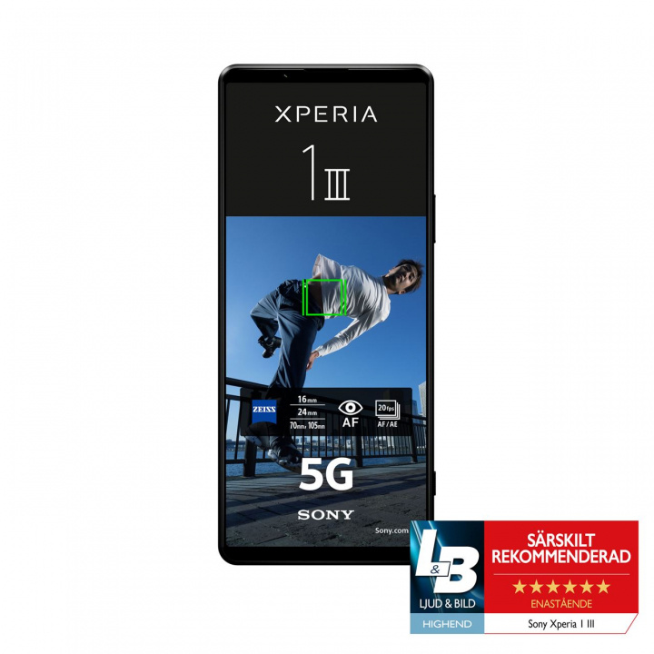SONY Xperia 1 Mk3 Black i gruppen SMARTTELEFON & NETTBRETT / Mobiltelefoner & smartphones hos TP E-commerce Nordic AB (C20710)