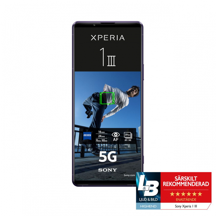 SONY Xperia 1 Mk3 Purple i gruppen SMARTTELEFON & NETTBRETT / Mobiltelefoner & smartphones hos TP E-commerce Nordic AB (C20711)