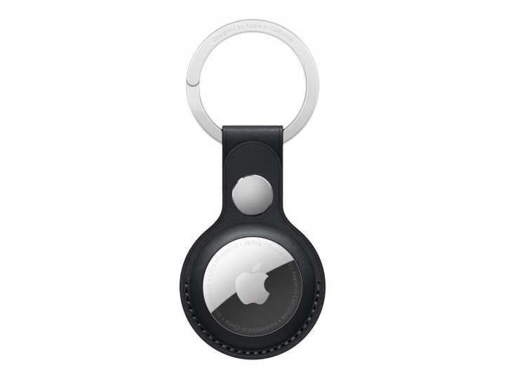 Apple Airtag Leather Key Ring - Midnight i gruppen SMARTTELEFON & NETTBRETT / Annet tilbehør / Annet hos TP E-commerce Nordic AB (C20890)