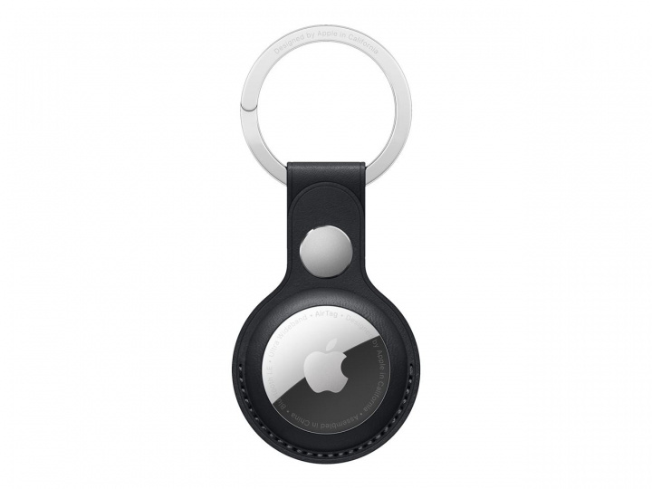 Apple Airtag nøkkelring i lær - midnatt i gruppen SMARTTELEFON & NETTBRETT / Annet tilbehør / Annet hos TP E-commerce Nordic AB (C20890)