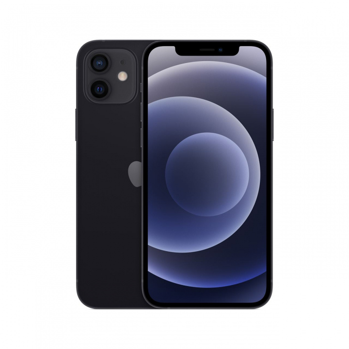 Apple iPhone 12 128 GB svart i gruppen SMARTTELEFON & NETTBRETT / Mobiltelefoner & smartphones hos TP E-commerce Nordic AB (C20947)