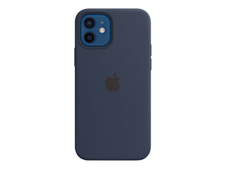 Apple iPhone 12/12 Pro silikonetui med MagSafe Deep Navy i gruppen SMARTTELEFON & NETTBRETT / Mobilbeskyttelse / Apple / iPhone 12 / Deksel hos TP E-commerce Nordic AB (C20984)