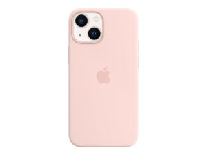 Apple iPhone 13 mini Silicone Case with MagSafe - Chalk Pink i gruppen SMARTTELEFON & NETTBRETT / Mobilbeskyttelse / Apple / iPhone 13 Mini / Deksel hos TP E-commerce Nordic AB (C21046)