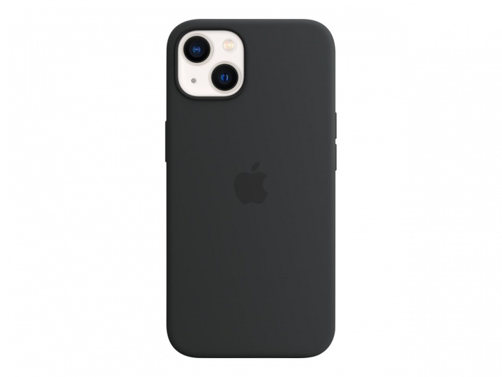 Apple iPhone 13 Silikonetui med MagSafe Midnight i gruppen SMARTTELEFON & NETTBRETT / Mobilbeskyttelse / Apple / iPhone 13 / Deksel hos TP E-commerce Nordic AB (C21087)