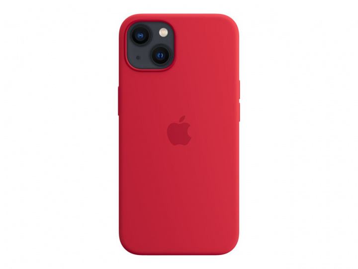 Apple iPhone 13 Silicone Case with MagSafe  Red i gruppen SMARTTELEFON & NETTBRETT / Mobilbeskyttelse / Apple / iPhone 13 / Deksel hos TP E-commerce Nordic AB (C21090)
