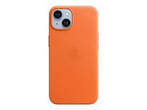 Apple iPhone 14 Leather Case with MagSafe - Orange i gruppen SMARTTELEFON & NETTBRETT / Mobilbeskyttelse / Apple / iPhone 14 hos TP E-commerce Nordic AB (C21114)
