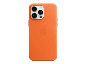 Apple iPhone 14 Pro Max Leather Case with MagSafe - Orange i gruppen SMARTTELEFON & NETTBRETT / Mobilbeskyttelse / Apple / iPhone 14 hos TP E-commerce Nordic AB (C21205)