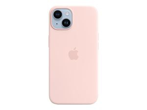 Apple iPhone 14 Silikonetui med MagSafe - krittrosa i gruppen SMARTTELEFON & NETTBRETT / Mobilbeskyttelse / Apple / iPhone 14 hos TP E-commerce Nordic AB (C21223)