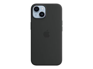 Apple iPhone 14 Silikonetui med MagSafe - Midnatt i gruppen SMARTTELEFON & NETTBRETT / Mobilbeskyttelse / Apple / iPhone 14 hos TP E-commerce Nordic AB (C21226)