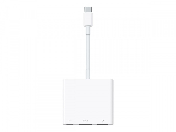 Apple USB-C digital AV-multiportadapter i gruppen Datautstyr / Bærbare datamaskiner og tilbehør / Dokkingstasjoner hos TP E-commerce Nordic AB (C21320)