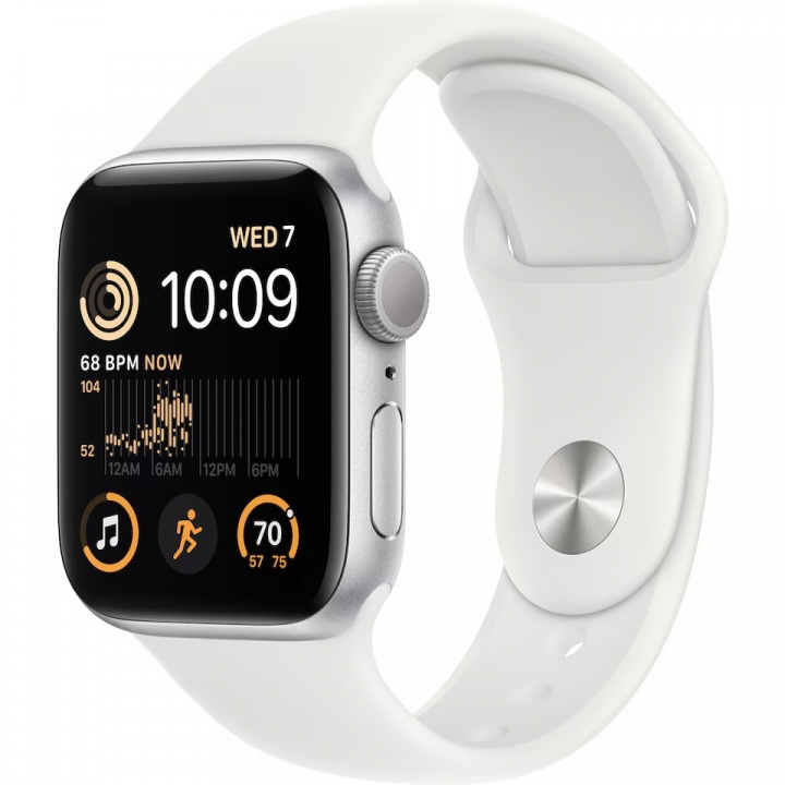 Apple KLOKKE SE GPS + MOBIL 44MM SØLV i gruppen SMARTTELEFON & NETTBRETT / Trening, hjem og fritid / Apple Watch og tilbehør / Apple Watch hos TP E-commerce Nordic AB (C21334)