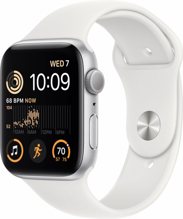 Apple KLOKKE SE GPS 44MM SØLV ALUM i gruppen SMARTTELEFON & NETTBRETT / Trening, hjem og fritid / Apple Watch og tilbehør / Apple Watch hos TP E-commerce Nordic AB (C21339)