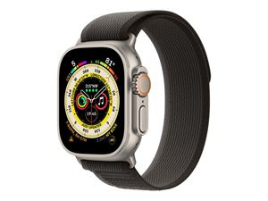 Apple Watch Ultra GPS + mobil 49 mm svart/grå Trail Loop M/L i gruppen SPORT, FRITID & HOBBY / Smartwatch og Aktivitetsmålere / Smartwatches hos TP E-commerce Nordic AB (C21365)