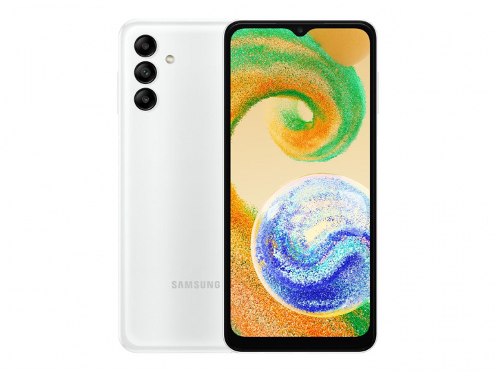 Samsung Galaxy A04s 32Gb White i gruppen SMARTTELEFON & NETTBRETT / Mobiltelefoner & smartphones hos TP E-commerce Nordic AB (C21634)