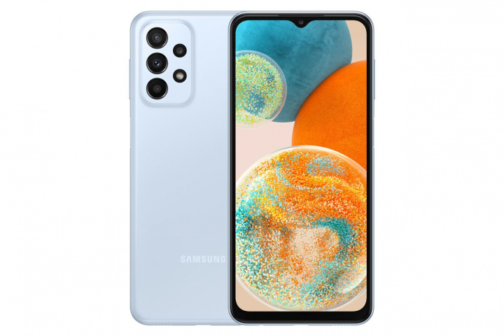 Samsung Galaxy A23 5G 64Gb Blå i gruppen SMARTTELEFON & NETTBRETT / Mobiltelefoner & smartphones hos TP E-commerce Nordic AB (C21646)