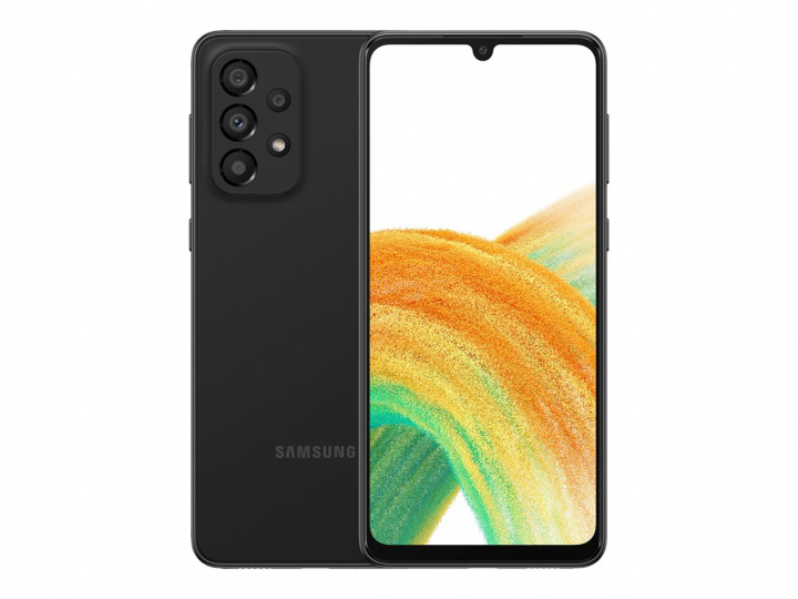 Samsung Galaxy A33 5G A336 128 GB Black Enterprise Edition i gruppen SMARTTELEFON & NETTBRETT / Mobiltelefoner & smartphones hos TP E-commerce Nordic AB (C21655)