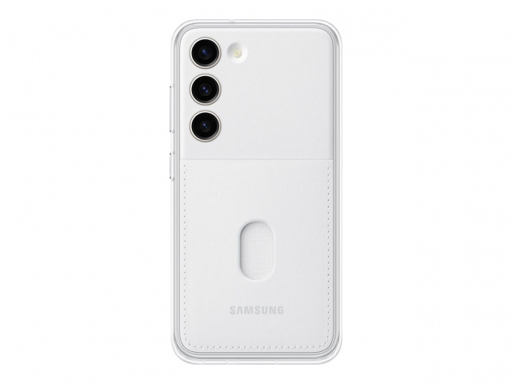 Samsung Galaxy S23 Frame Cover White i gruppen SMARTTELEFON & NETTBRETT / Mobilbeskyttelse / Samsung hos TP E-commerce Nordic AB (C21706)