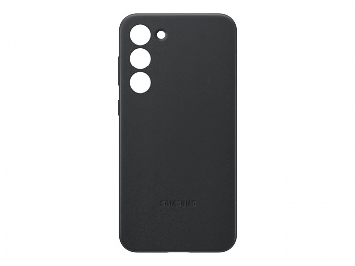 Samsung Galaxy S23 Plus Leather Case Black i gruppen SMARTTELEFON & NETTBRETT / Mobilbeskyttelse / Samsung hos TP E-commerce Nordic AB (C21714)